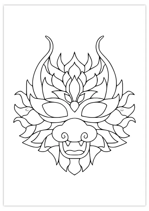 Masque Dragon Cosplay Effrayant - Pour Adultes, Fêtes, Carnaval, Halloween - Confortable Et Réaliste