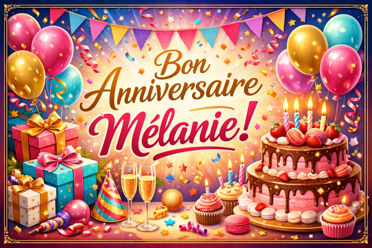 Bon Anniversaire Mélanie