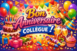 Bon Anniversaire collegue