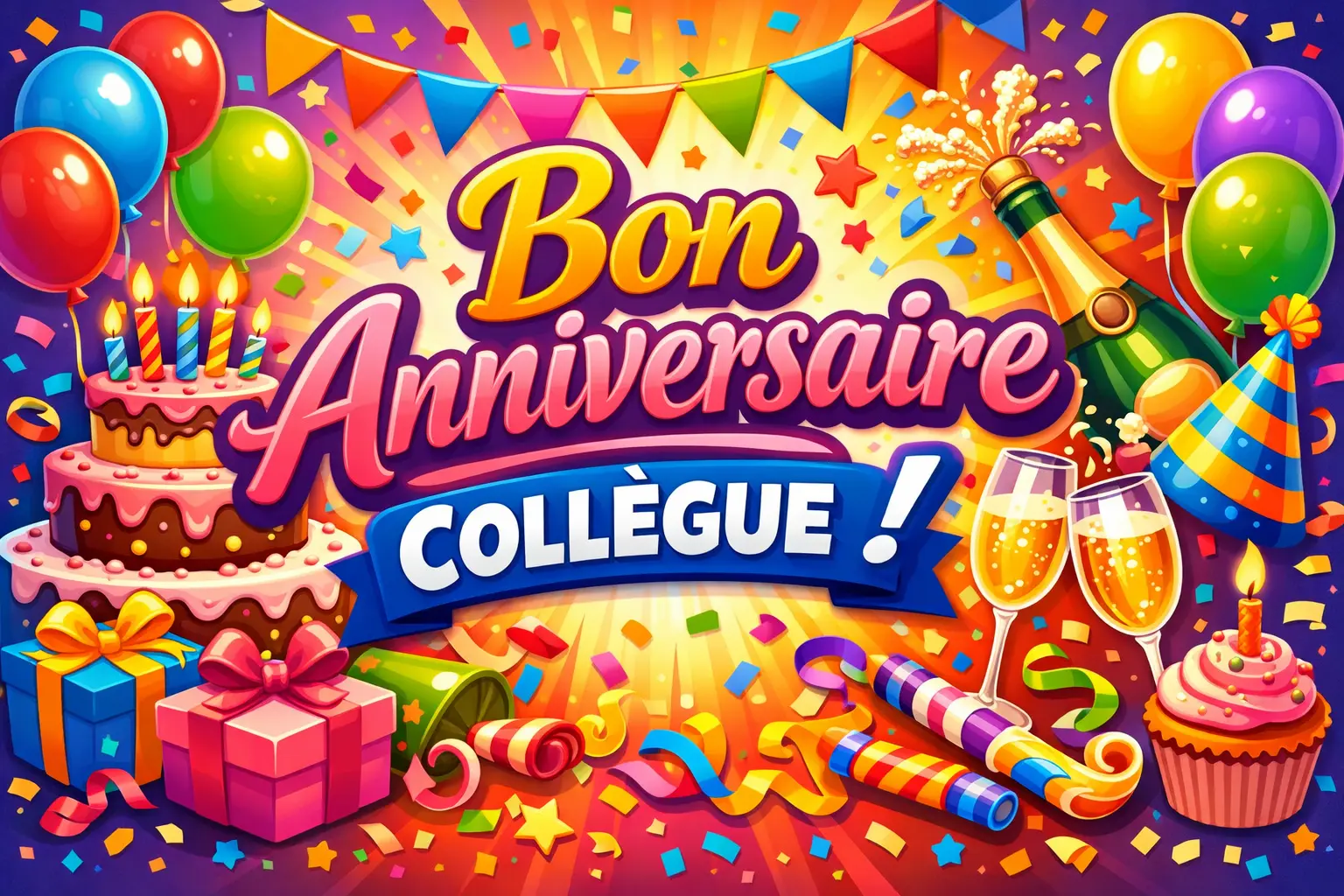 Bon Anniversaire collegue
