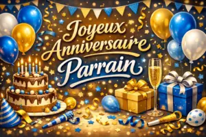 Joyeux anniversaire Parrain