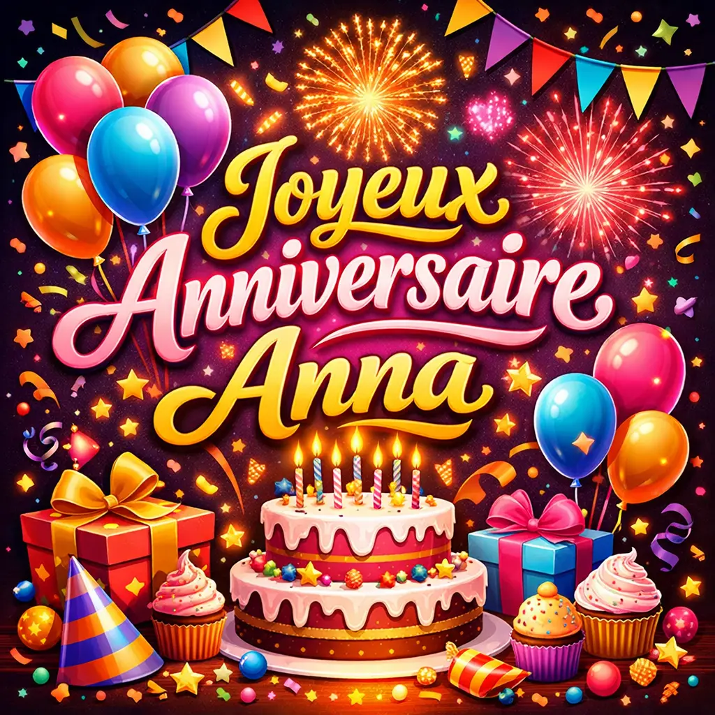Joyeux Anniversaire Anna